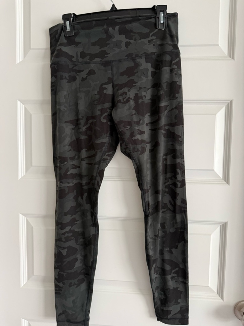 lululemon athletica Black Gray Camo High-Rise Leggings